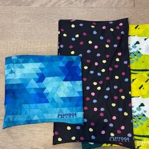 Hygge Bandana Set - Blue, Black, Green